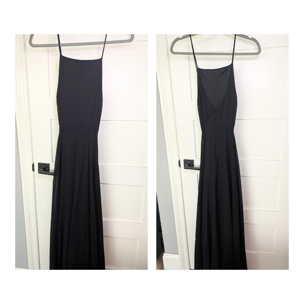 leshop Maxi Dress in Black